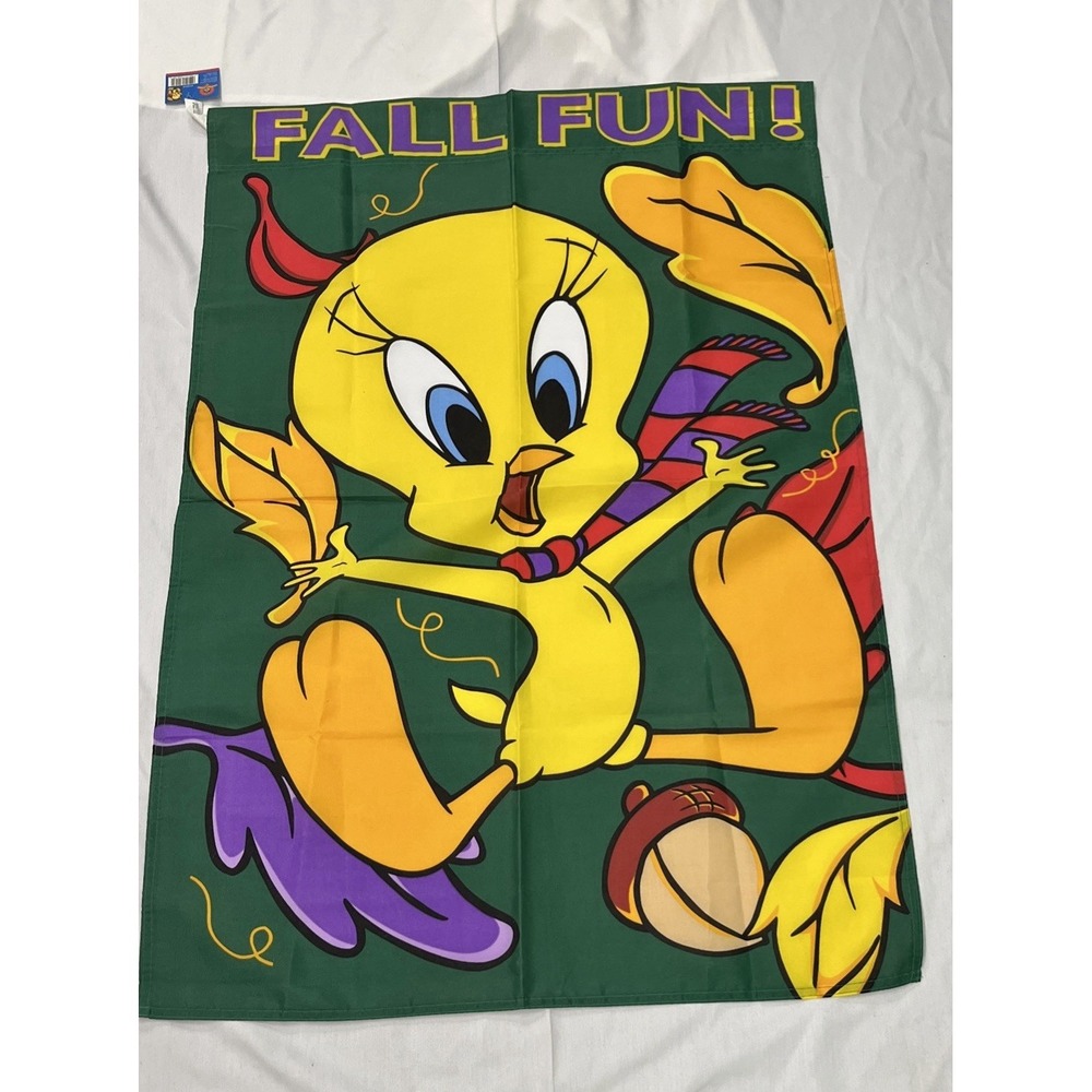 90's Tweet Bird Fall Fun Looney Tunes Outdoor Garden Flag / House Banner